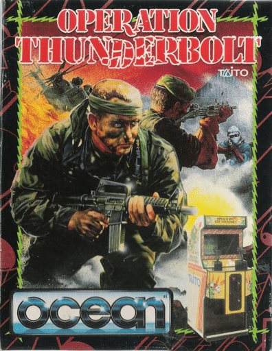 Operation Thunderbolt box art for ZX Spectrum
